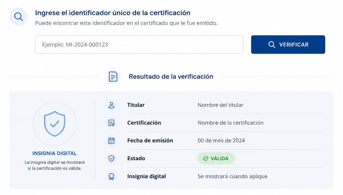 Verificar Certificación